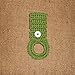 Crochet Hanging Kitchen Dish Towel Holder (Leaf Green)
