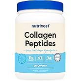 Nutricost Collagen Peptides Powder 1LB (454 G) - Grass Fed Bovine Collagen Hydrolysate (Unflavored)