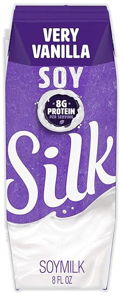 SILK SHELF-STABLE SOYMILK SINGLES, VERY VANILLA, DAIRY-FREE, VEGAN,...