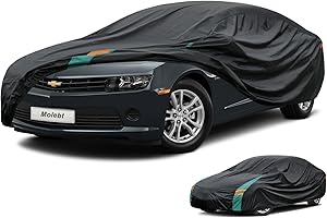 Molebt Car Cover Custom Fit for Chevy Camaro (1LS, 1/2/3 LT, LT1, 1SS, 2SS, ZL1), 1971-2025 Chevrolet Camaro Waterproof All Weather for Automobiles, Outdoor Full Cover Rain Sun UV Protection.