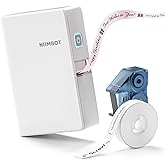NIIMBOT N1 Ribbon & Tape Printer, Portable Label Maker Machine with Tape, Bluetooth Thermal Transfer Label Printer with Multiple Templates for Gift Wrapping, Wedding, Craft Work, Home Organization