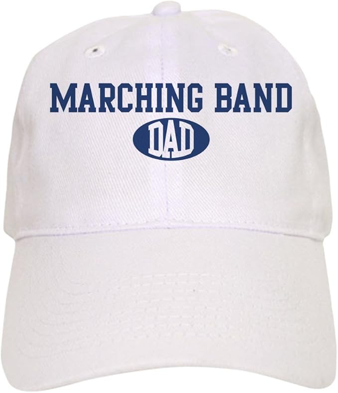 CafePress Marching Band Dad Cap Baseball Cap with Adjustable Closure, Unique Printed