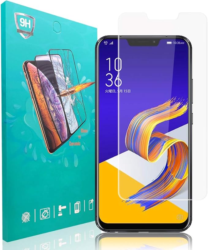 Amazon Zenfone5 用 強化ガラスフィルム Ze6kl Zenfone5z Zs6kl ガラスフィルム Ze6kl 強化ガラス 液晶保護フィルム 日本旭硝子素材採用 Zs6kl フィルム スクリーンプロテクター 通販