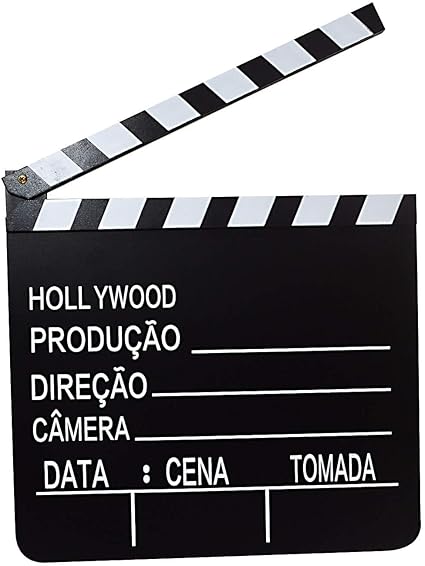 Claquete de Decoração Cinema Grande em MDF 30X28.5CM