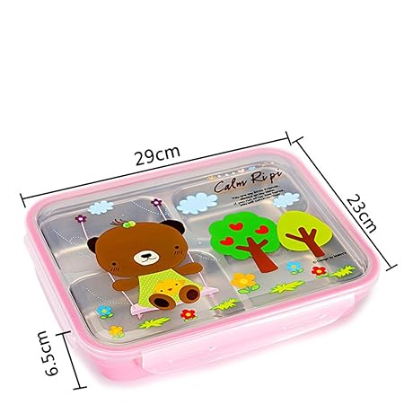 Kvdfcwmxqyjnoe Acero inoxidable aislamiento bento caja de comida ...