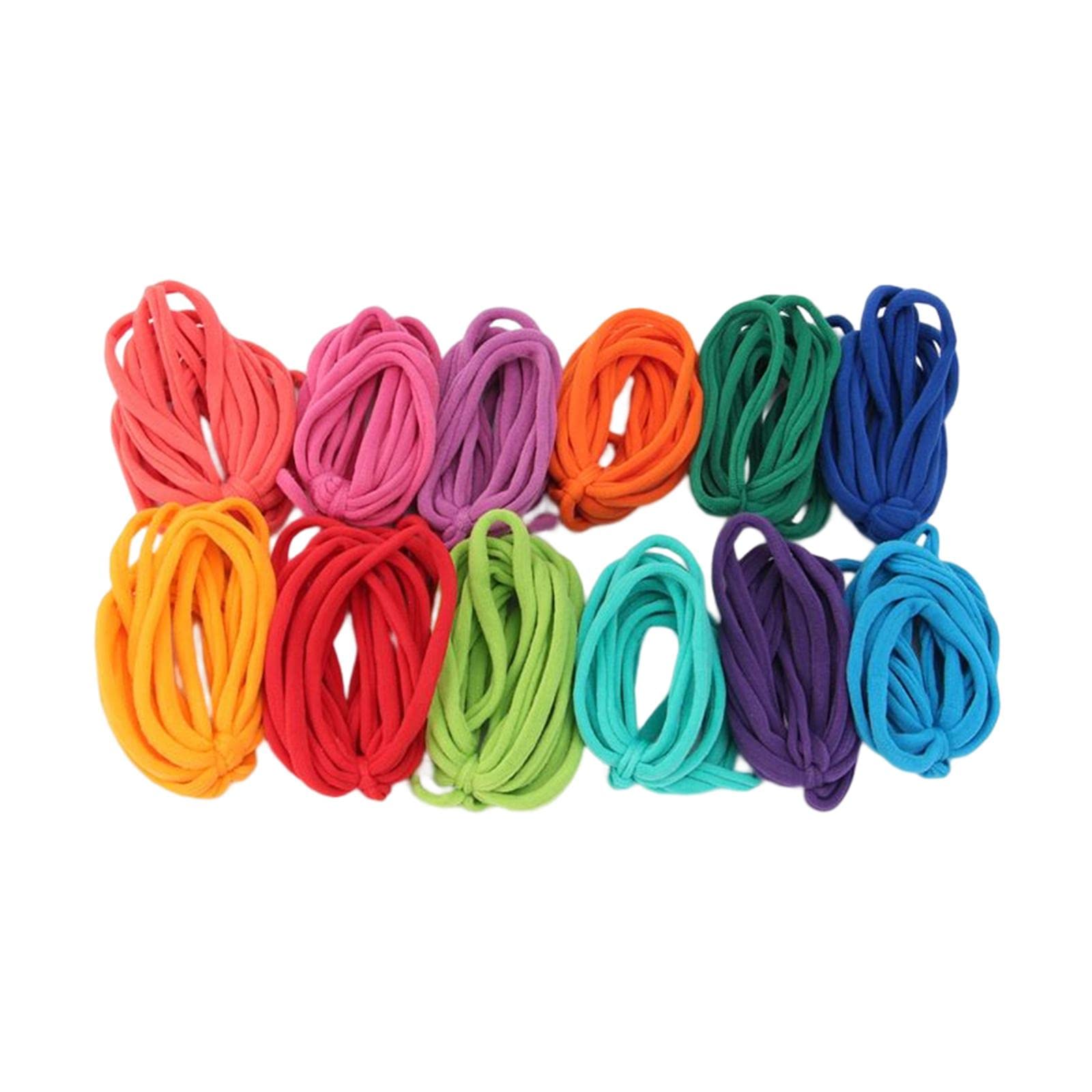 LOVIVER Weaving Loom Loops Potholder Loops for DIY Crafts, 12 Colors 192PCS
