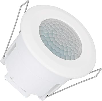 LEDKIA LIGHTING Detector de Movimiento PIR 360º Empotrable: Amazon ...