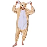 NEWCOSPLAY Unisex Adult Onesie Pajamas Animal One Piece Costume Cosplay Sleepwear