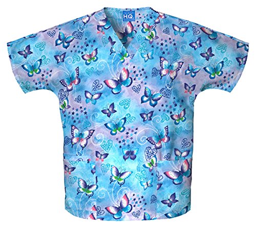 WorkWear 4700 Women's V-Neck 2-Pocket Scrub Top Fly By Night Medium