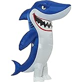 One Casa Inflatable Costume Full Body Shark Air Blow up Funny Party Halloween Costume for Adult X-Large Size
