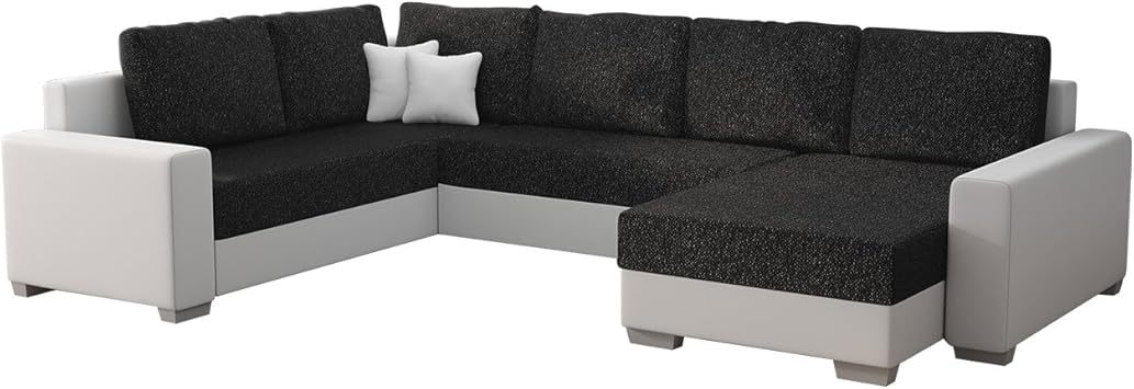 Mirjan24 Ecksofa Olga, Elegante Big Couch, Design U-Form Eckcouch