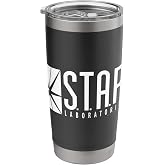 The Flash TV Series S.T.A.R. Labs Logo Stainless Steel Insulated Tumbler
