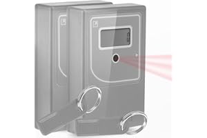 SMARTCOOUNTER Smart Counter Retail People Counter - Infrared & Wireless, Battery Operated, with 2 Reset Protection Keys, Easy to Install, Grey