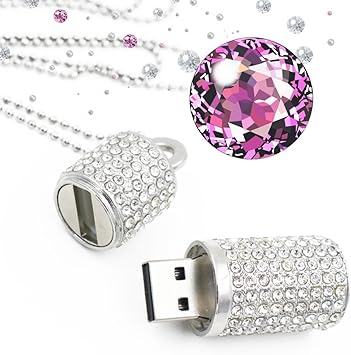Clé Usb Flash Drivebling Strass Diamant Cristal Paillettes