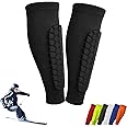 Shinbang 2.0 Shin Protector Guards - Soccer Shin Sleeves for Adults (Black,L)