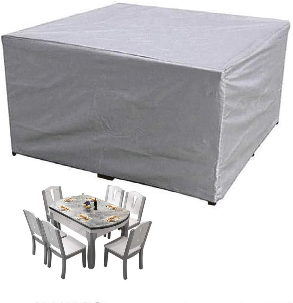 XRXDSY Fundas para Muebles de jardín, Resistentes al Invierno, AntiUV