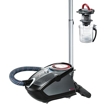 Bosch BGS6PRO4 Bodenstaubsauger HomeProfessional, EEK B, beutellos, QuattroPower System, Hartbodendüse, XXL-Polsterdüse, tita