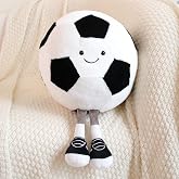 XIZHI 13.7" Cute Football Plush Toys Soft Stuffed Sport Throw Pillow Plush Ball Gift for Kids Birthday and Christmas Decoration (Football)