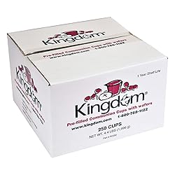 Kingdom Prefilled Communion Cup with Wafers