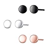 SIVLINE 925 Sterling Silver Minimalist Earrings
