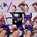 Freehawk Mini Carbon Fiber Telescopic Pen Fishing Rod Pocket Pen Fishing Pole Pocket Travel Fishing Rod Sea Fishing Rods + 2000 Aluminum Spinning Fishing Reel + Fishing Line (Purple )