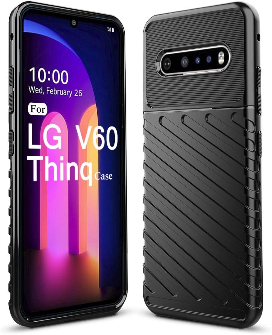 Sucnakp LG V60 Thinq Case LG V60 Case Shock Absorption Anti