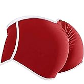 Women High Wasit Booty Shorts Workout Tights Ruched Butt Lift Yoga Legging Pants