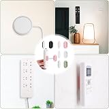 XIHIRCD 4pcs Magnetic Remote Control Holder, Wall Mount Caddy for TV & AC view 7