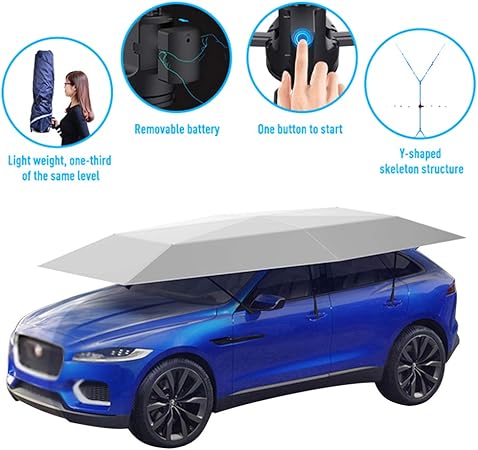 Amazon Com Mimi King Car Tent Cover Foldable Car Umbrella Full