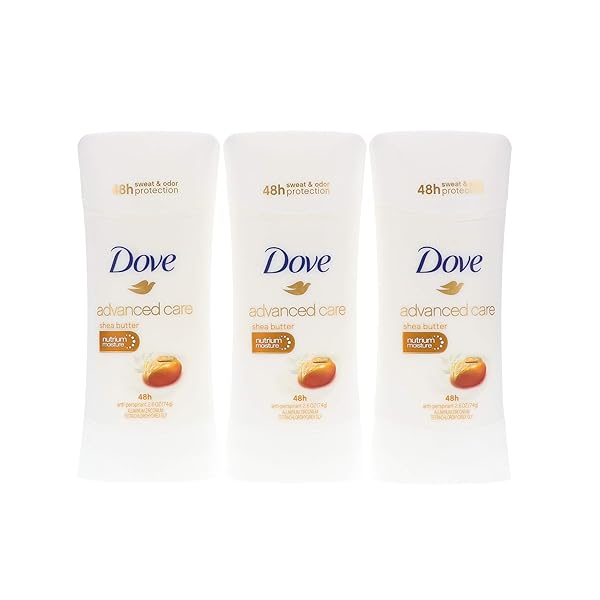 DOVE ADVANCED CARE ANTI-PERSPIRANT, SHEA BUTTER 2.60 OZ (PACK OF 3)