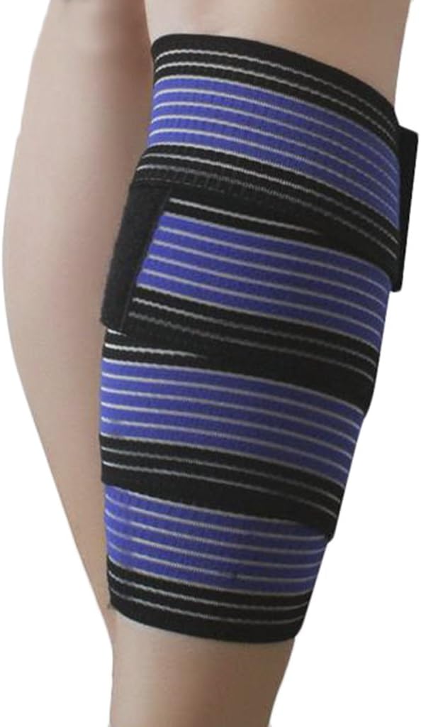 Faxianther Elastic Wrap-around Calf Splint Support Tape Bandage Outdoor Sports Breathable Compression Leg Sleeves Shin Band Ankle Knee Brace Strap Protector Guard - Image 3