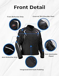 KEMIMOTO Motorcycle Jacket Men CE 2 Armored All
