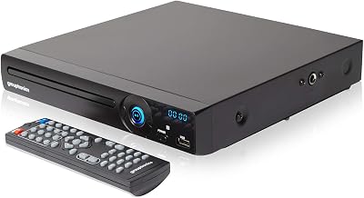 Grouptronics GTDVD-181 Compact Multi Region DVD Player with Karaoke & USB