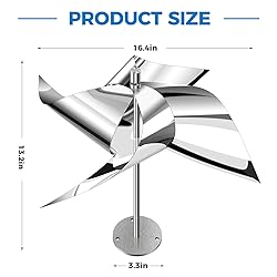 2 Pack Reflective Wind Powered Scare