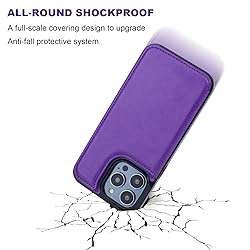 ONETOP Compatible with iPhone 14 Pro Wallet Case