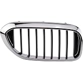 TRQ Front Right Upper Grille | For 2018-2020 BMW 530e 2017-2020 530i 540i