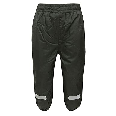 anthrazit Outburst Jungen Regenhose Matschhose Skihose Fleecefutter wasserundurchl/&auml;ssig