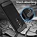 Moto G6 Play Case [Not Moto G6], OEAGO [Shock Resistant] Flexible Soft TPU Brushed Anti-Fingerprint Protective Cover and Carbon Fiber Design for Motorola Moto G6 Play (G Play 6th Generation) - Black