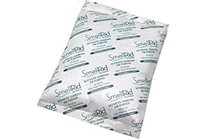 SMELLRID Reusable Activated Charcoal Air Purifier & Smell Eliminator That Works [1 Pack] - XX Large 500g (7.5" x 8.7") Pack Treats 250 Sq. Ft. - Premium Natural Air Cleaner for Home, Business & More