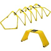 ZUKAM Hex Agility Rings for Speed Training &amp; Agility Footwork Training Speed Hurdles Ladder