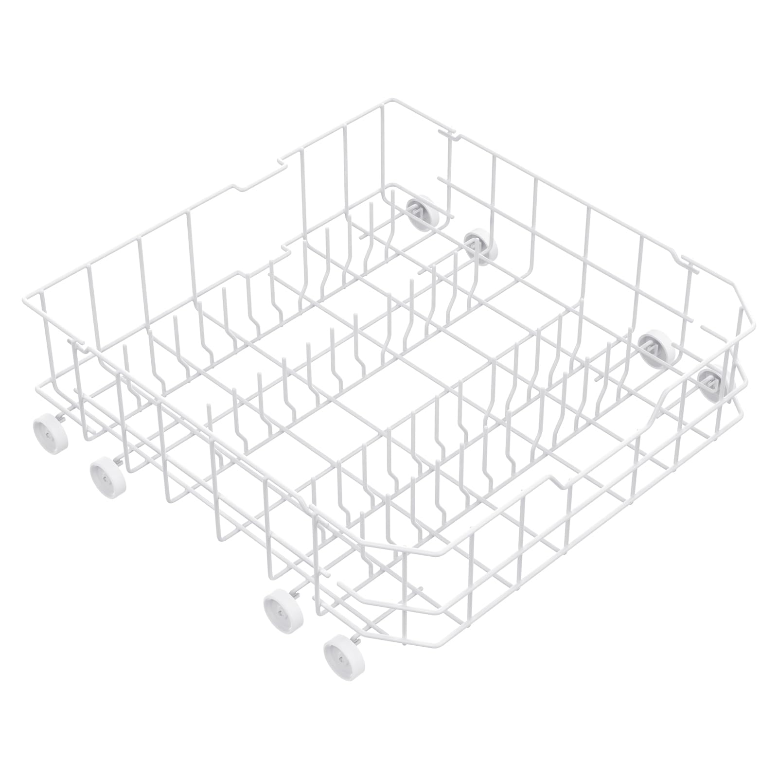 Photo 1 of UPGRADED WD28X10384 Lower Rack for GE Dishwasher Rack Replacement Parts,WD28X10384 WD28X10309 WD28X10166 WD28X10165 GLD5660N00SS GLD4560R00SS General Electric GE Dishwasher Bottom Rack Part with Wheel