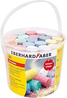 526520 - Straßenmalkreide Glitzer, 20er Eimer
