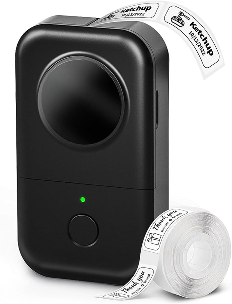Phomemo D30 Label Maker Portable Bluetooth Inkless Thermal Printer