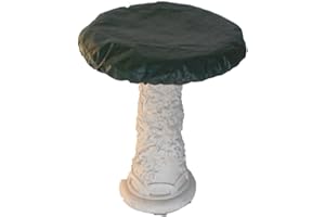 Bosmere Weatherproof Bird Bath Cover for 20" to 30" Diameter Bowl, Green