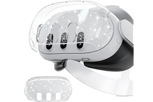 Qoosea for Meta Quest 3 Case VR Shell Cover for Oculus Quest 3 Anti Scratch Anti Dust Anti Shock Accessories Waterproof for Quest 3 Headsets