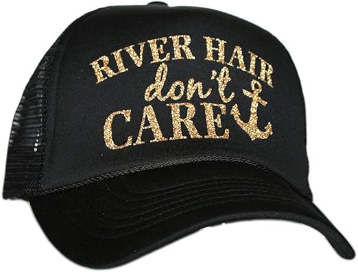 Amazon Com Katydid River Hair Don T Care Glitter Trucker Hat Cap