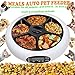 Automatic Pet Feeder Food Dispenser for Dogs, Cats & Small Animals – Features Distribution Alarms, Portion Control & Voice Recording – Timer Programmable Up to 4 Meals a Daythumb 2