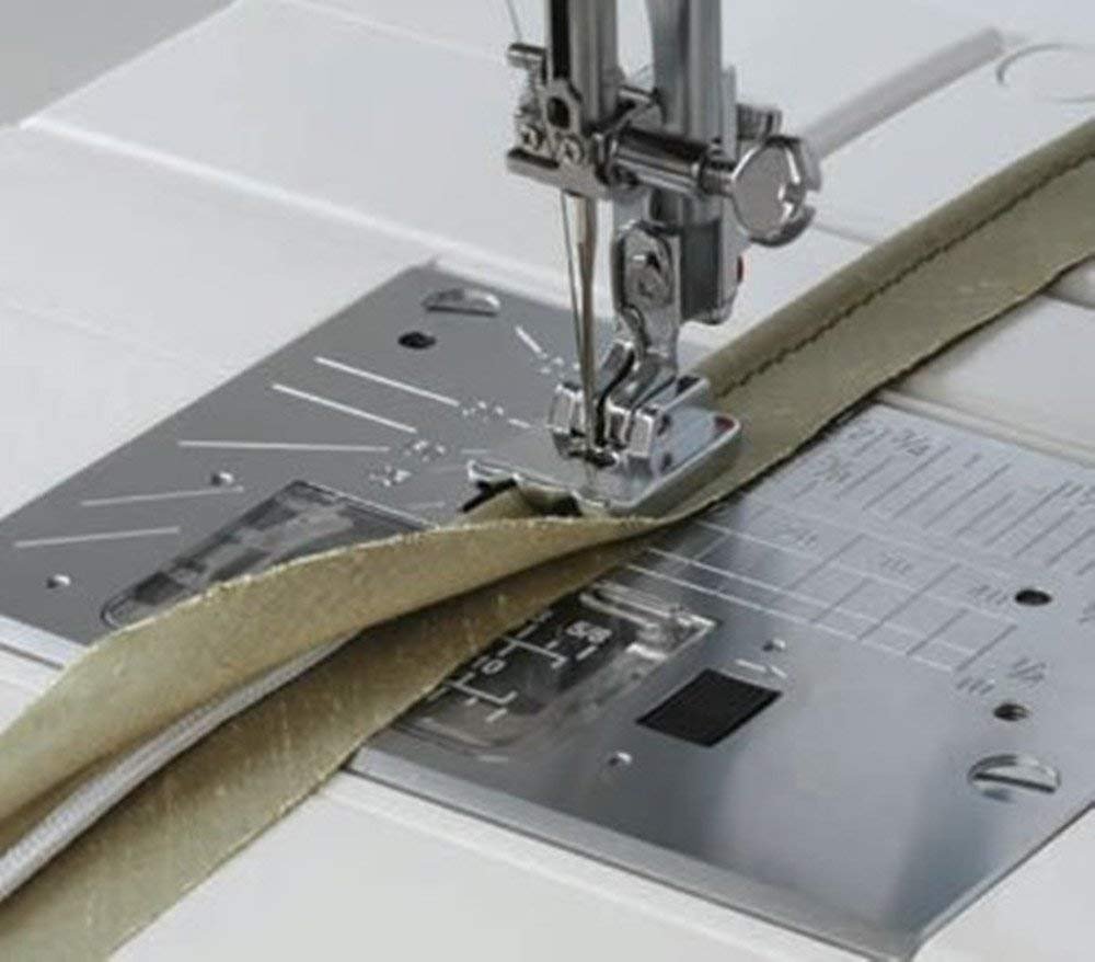 PannySewCraft Piping Sewing Machine Presser Foot - Fits All Low Shank Snap-On Singer, Brother, Babylock, Euro-Pro, Janome, Kenmore, White, Juki, New Home, Simplicity, Elna and More!