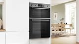 Bosch Series 4 Built-in Double Oven Stainless Steel 60cm view 6