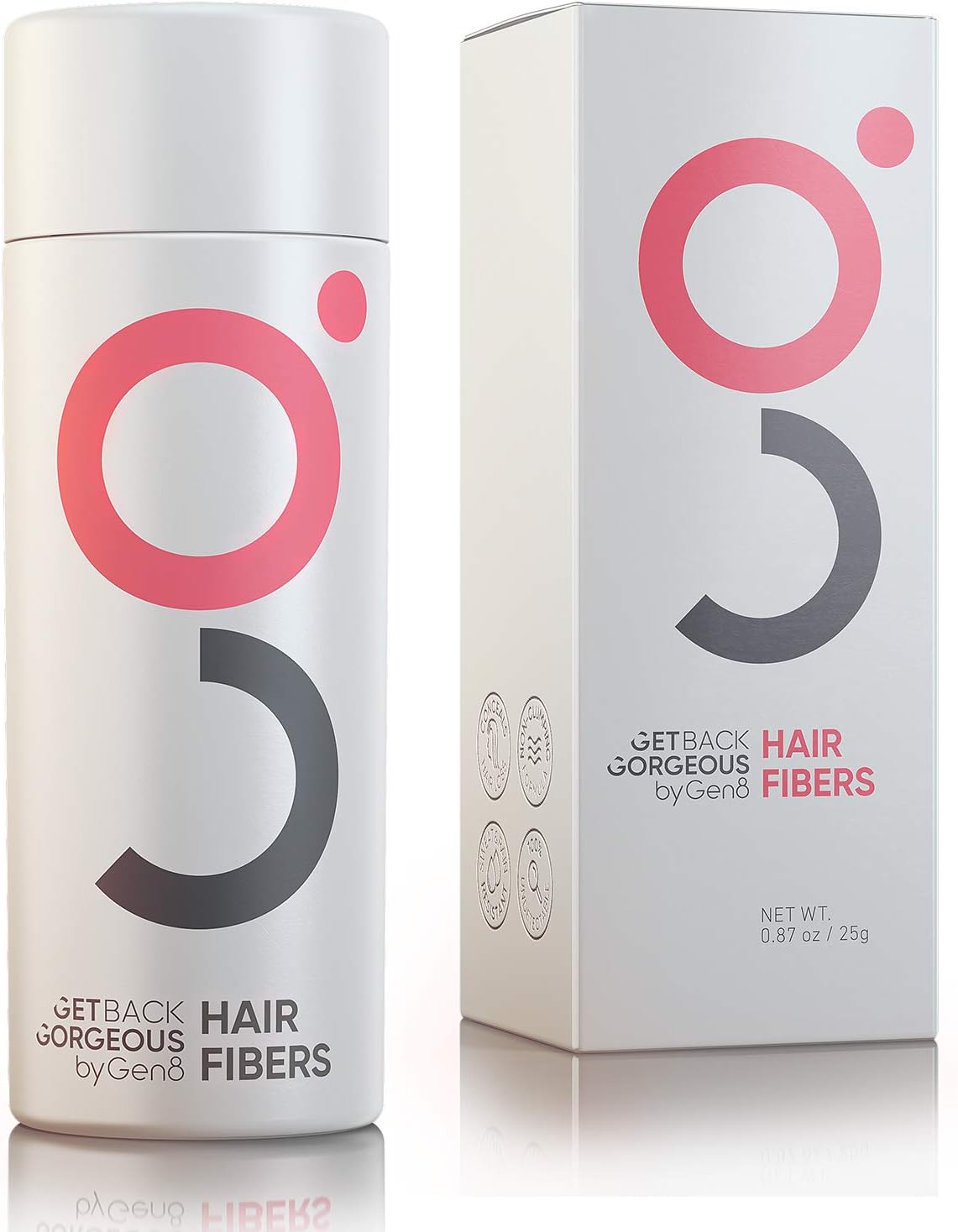 Get Back Gorgeous Womens Hair Fibers for Thinning Hair & Bald Spots – Electrostatically Charged for Instantly Thick, Full, Shiny Hair in 30 Seconds - Color Match &